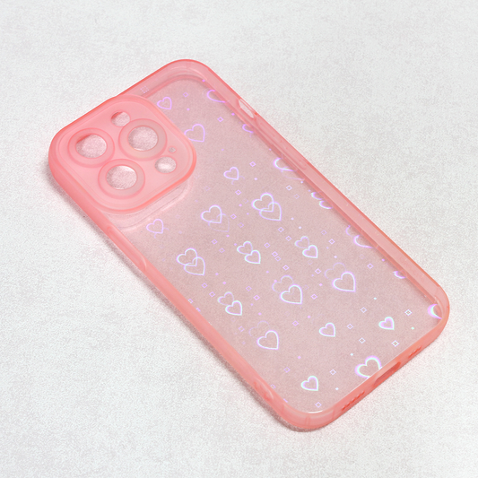Torbica Heart Color IMD za iPhone 13 Pro 6.1 roze