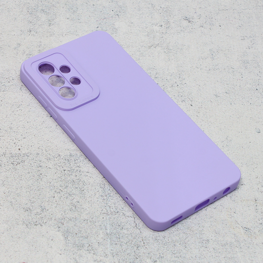 Torbica Silikon Pro Camera za Samsung A525F/A526B/A528B Galaxy A52 4G/A52 5G/A52s 5G ljubicasta