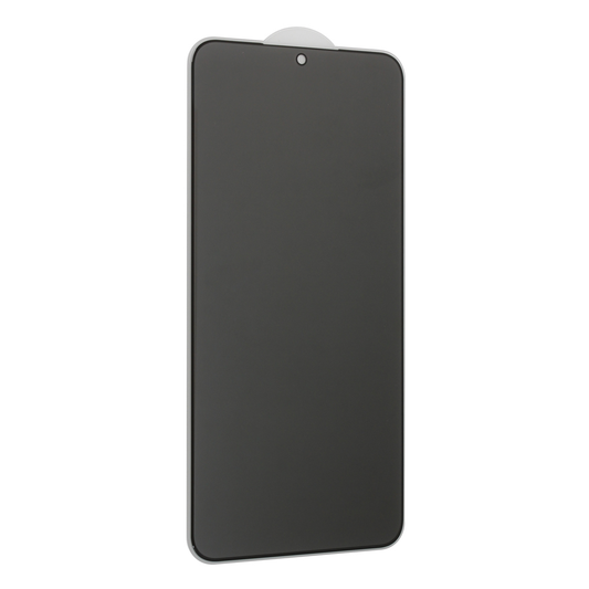 Zastitno staklo Tempered Glass Privacy 2.5D full glue za Samsung S906B Galaxy S22 Plus 5G crni (fingerprint unlock)
