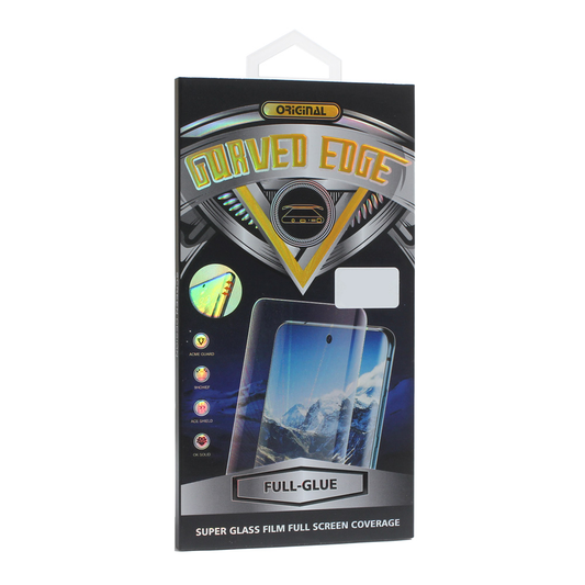 Zastitno Staklo Tempered glass full glue 0.15mm za Huawei P50 Pro zakrivljeni crni