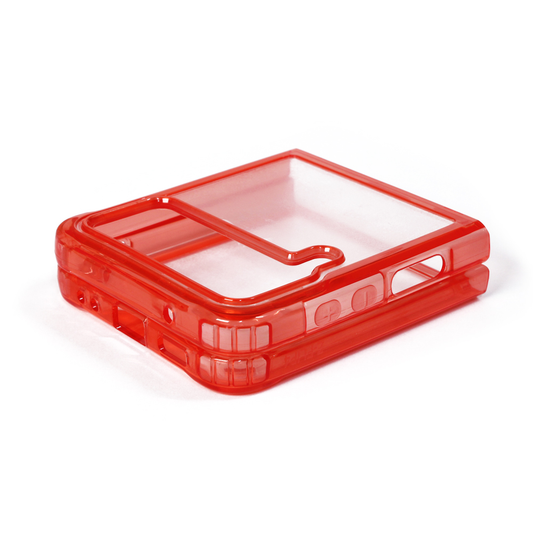 Torbica Clear TPU za Samsung F721B Galaxy Z Flip 4 5G crvena