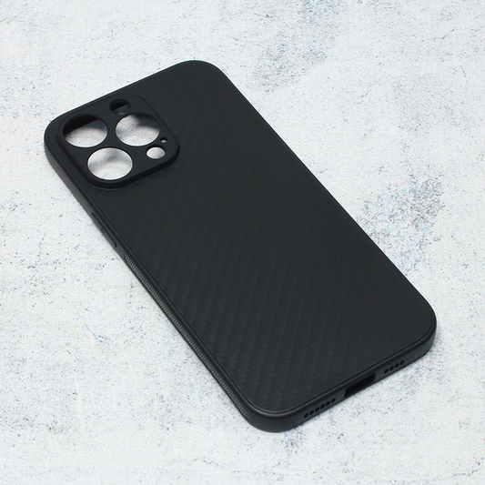 Torbica Carbon fiber za iPhone 14 Pro Max 6.7 crna