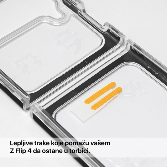 Torbica Color HD za Samsung F721B Galaxy Z Flip 4 5G crna