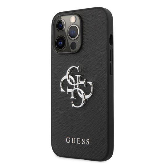Torbica Guess Saffiano Big za iPhone 13 Pro 6.1 crna (GUHCP13LSA4GSBK)