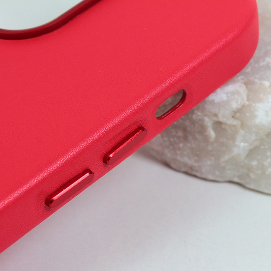 Torbica Beautiful Shine Leather iPhone 14 Plus 6.7 crvena