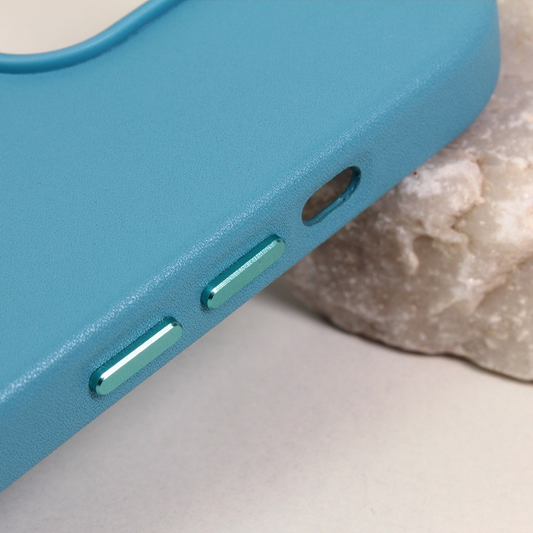 Torbica Beautiful Shine Leather iPhone 14 Plus 6.7 svetlo plava
