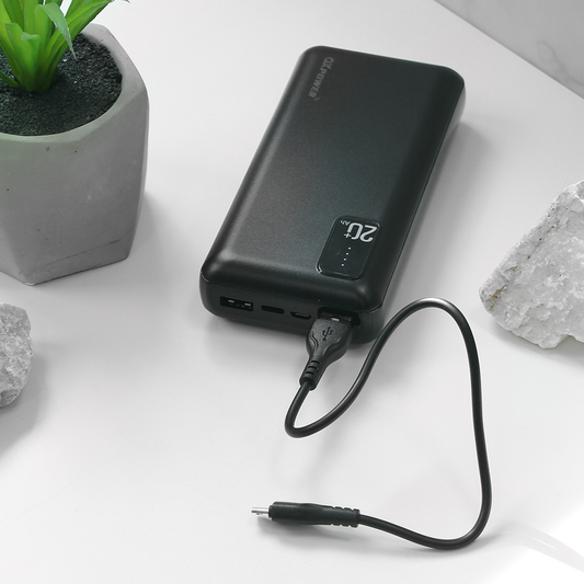 Power bank prenosiva baterija Oxpower PW20 20000 mAh crna