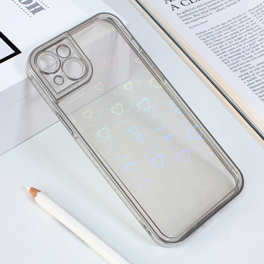 Torbica Heart IMD za iPhone 14 Plus 6.7 srebrna