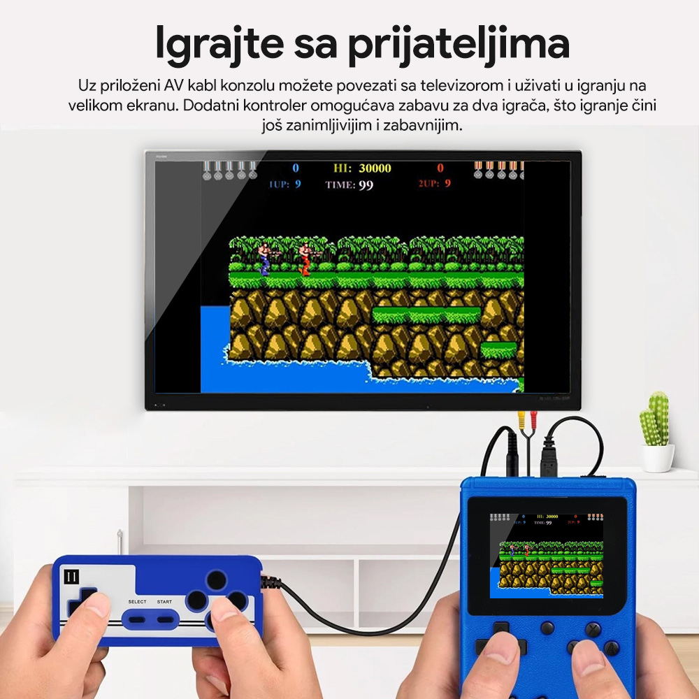 Konzola za igranje Gameboy SUP500 plava