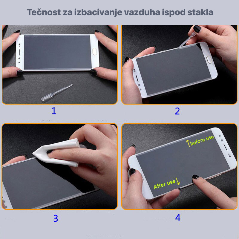 Bocica tecnosti za izbacivanje vazduha ispod stakla 15ml
