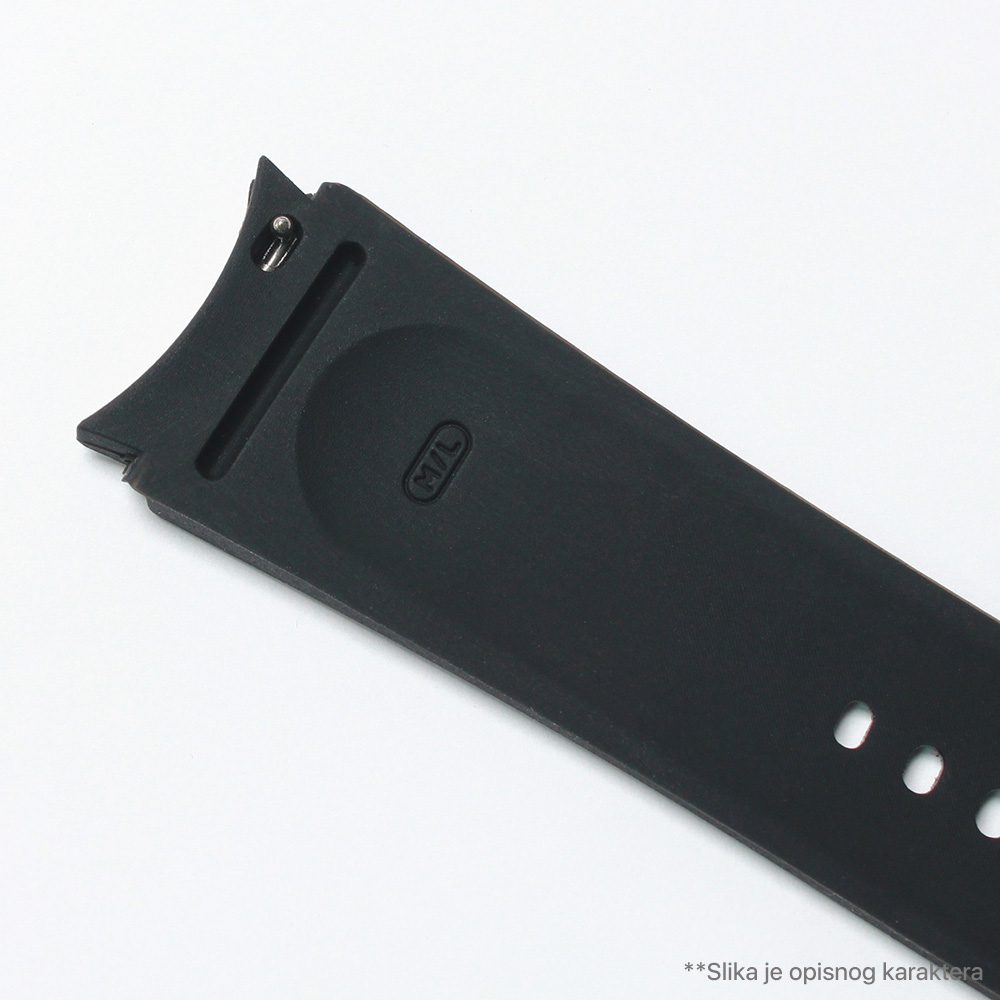 Narukvica kozno gumena za smart watch Samsung 4, 5 22mm braon