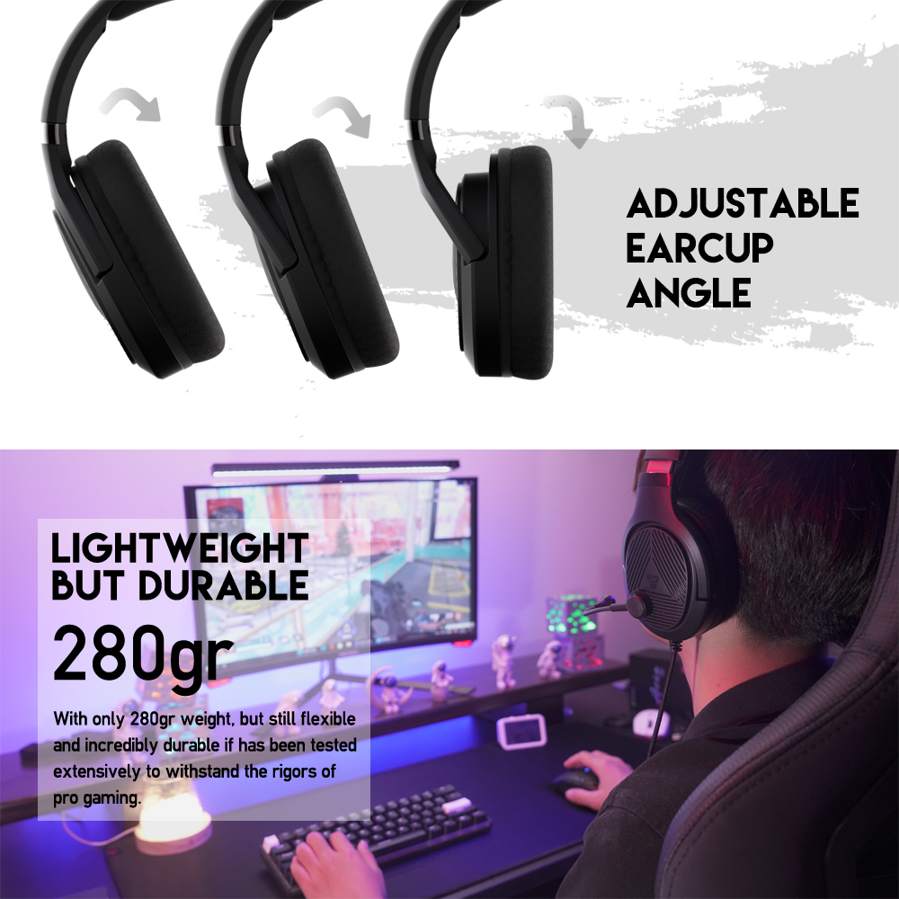 Slusalice Gaming Fantech MH88 Trinity crne
