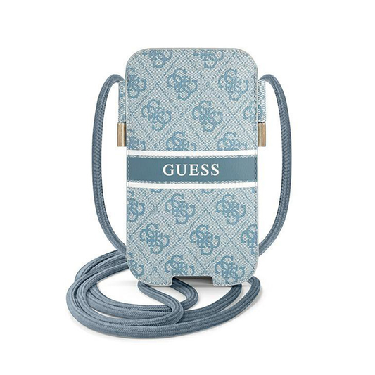 Torbica Guess Pouch PU 4g Stripe 170 mm x 95mm plava (GUPHM4GDBL)