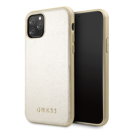 Torbica Guess Hc PC Iridescent Leather za iPhone 11 Pro 5.8 zlatna (GUHCN58IGLGO)