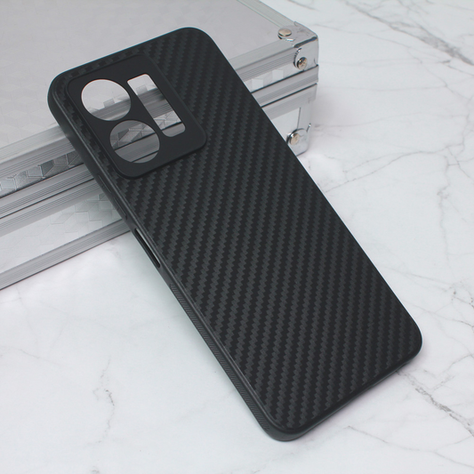 Torbica Carbon fiber za Vivo Y22s/Y35 crna