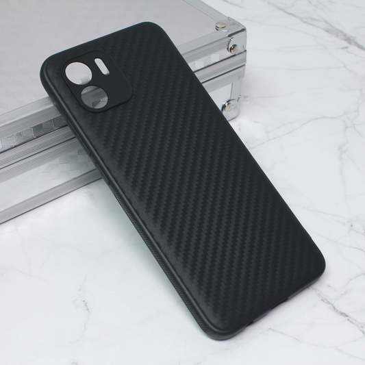 Torbica Carbon fiber za Xiaomi Redmi A1/A2 crna