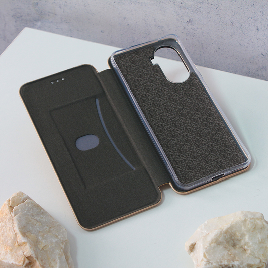 Torbica Teracell Flip Cover za Huawei Nova 10 SE zlatna