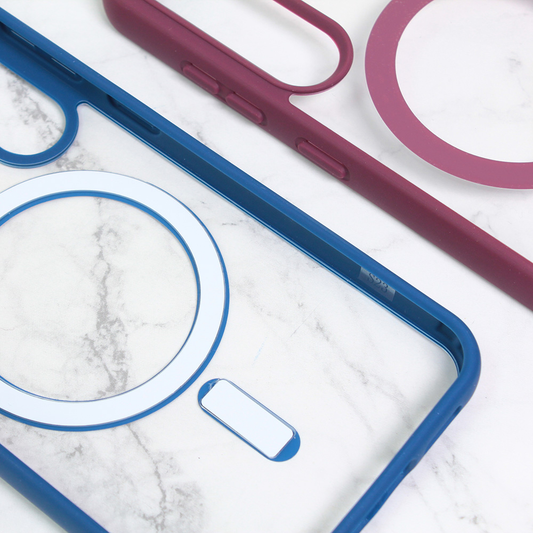 Torbica Magsafe za Samsung S911B Galaxy S23 tamno plava