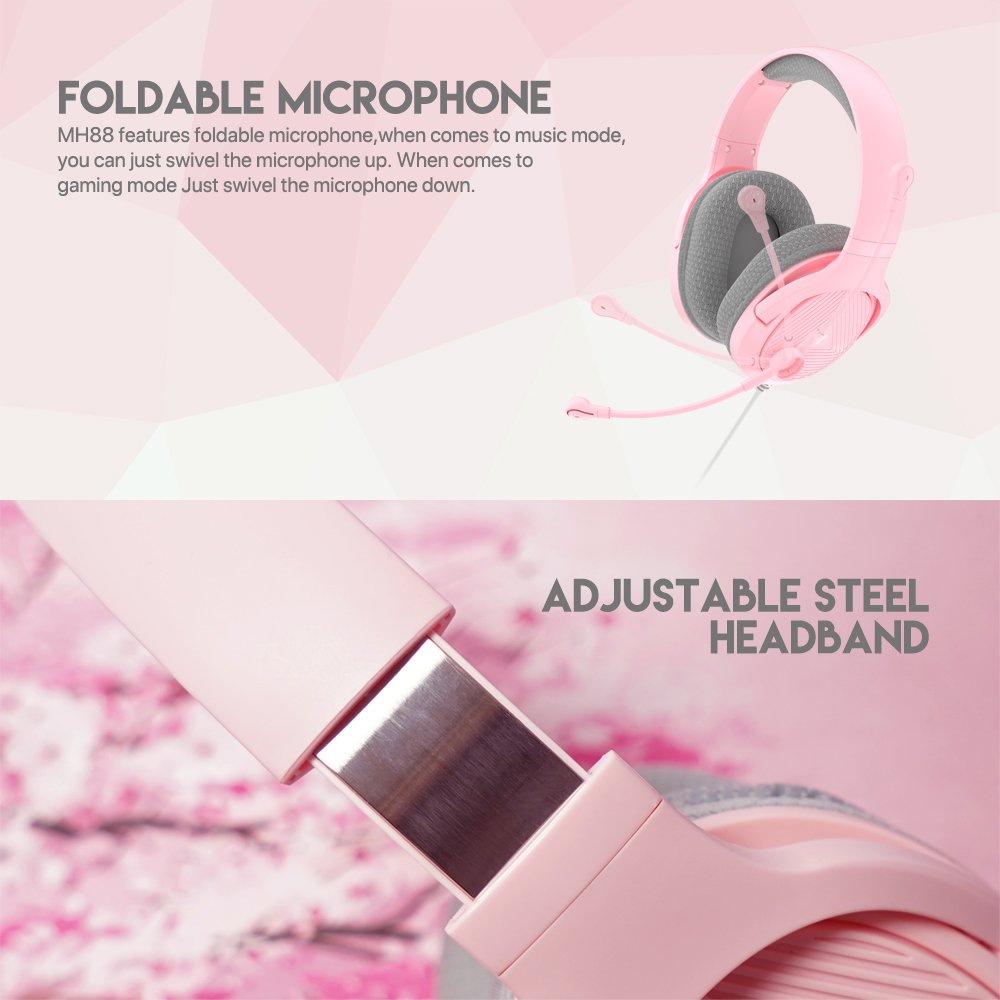 Slusalice Gaming Fantech MH88 Trinity Sakura