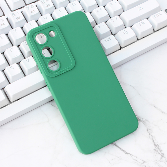 Torbica Silikon Pro Camera za Samsung S911 Galaxy S23 5G tamno zelena