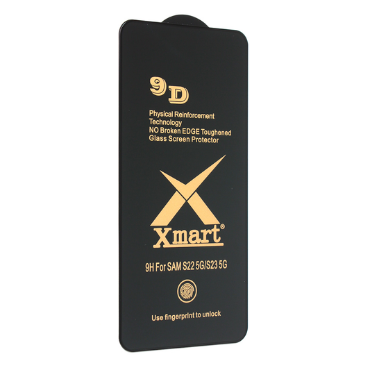 Zastitno staklo Tempered Glass X Mart 9D za Samsung S901B Galaxy S22 5G (fingerprint unlock)