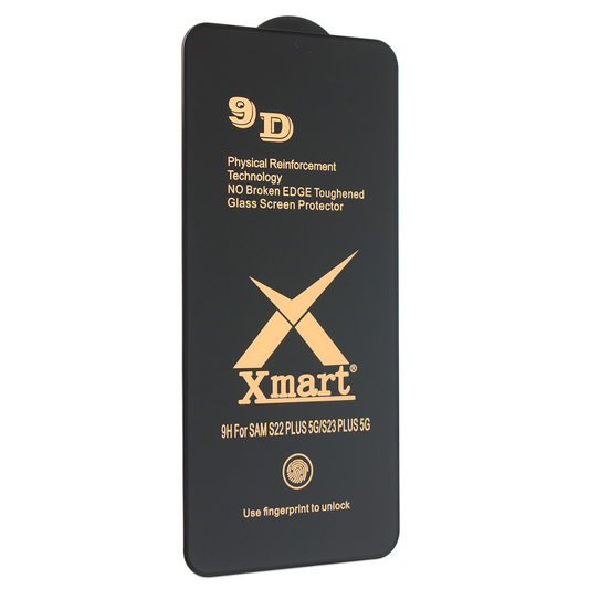 Zastitno staklo Tempered Glass X Mart 9D za Samsung S906B Galaxy S22 Plus 5G (fingerprint unlock)