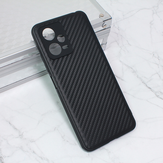 Torbica Carbon fiber za Xiaomi Redmi Note 12 5G (EU) crna