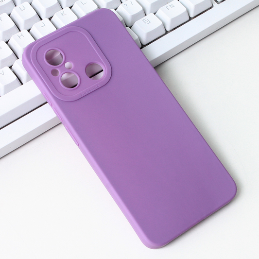 Torbica Silikon Pro Camera za Xiaomi Redmi 12C ljubicasta
