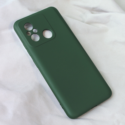 Torbica Teracell Soft Velvet za Xiaomi Redmi 12C tamno zelena
