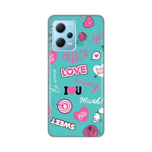 Torbica Silikonska Print za Xiaomi Redmi Note 12 5G (EU) Love