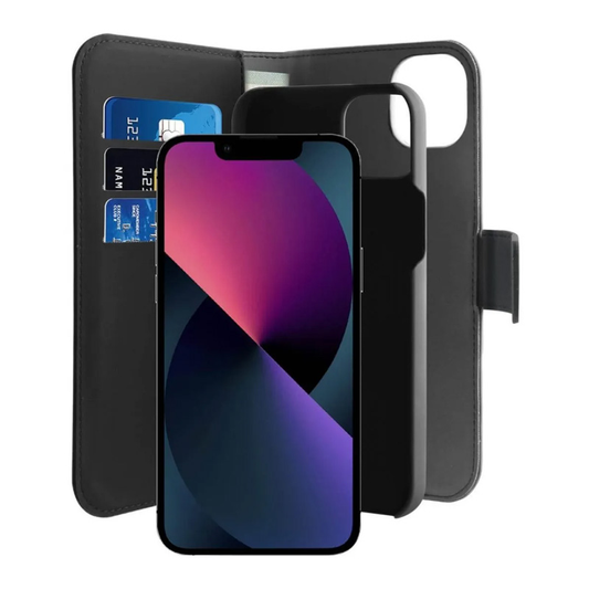 Torbica Puro novcanik 2u1 za iPhone 14/13 6.1 crna