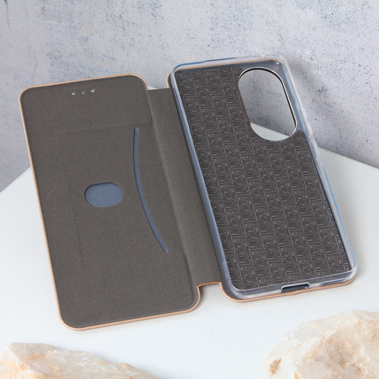 Torbica Teracell Flip Cover za Honor 90 zlatna