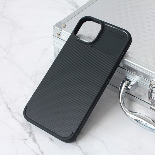 Torbica Defender Carbon za iPhone 15 Plus 6.7 crna