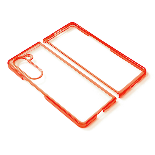 Torbica Clear TPU za Samsung F946B Galaxy Z Fold 5 5G crvena