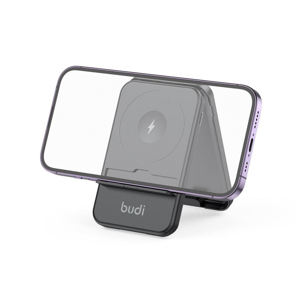 Multifunkcionalni box wireless punjac Budi Magsafe 15W 14 u 1 crni