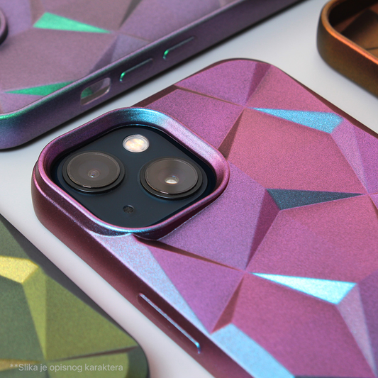 Torbica Shiny Diamond za iPhone 14 Pro 6.1 zelena
