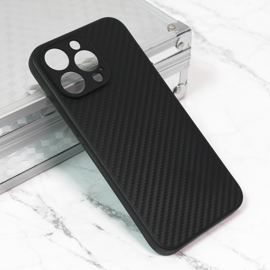Torbica Carbon fiber za iPhone 15 Pro Max 6.7 crna