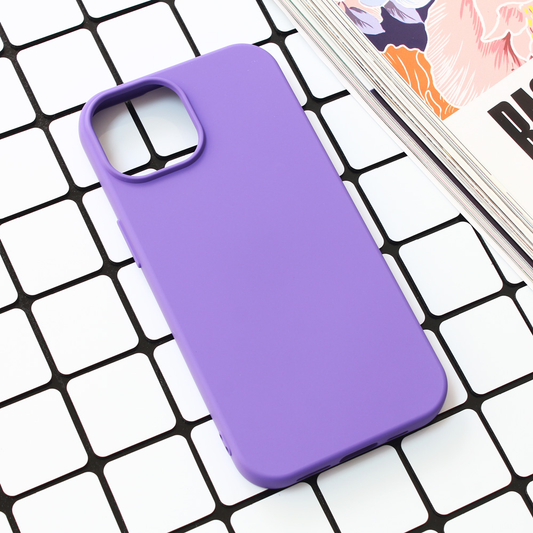 Torbica Nano Silikon za iPhone 15 6.1 ljubicasta