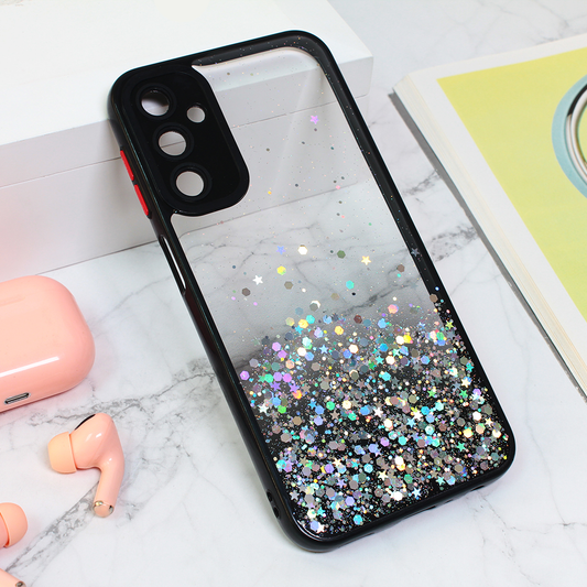 Torbica Frame Glitter za Samsung A245F Galaxy A24 4G  crna