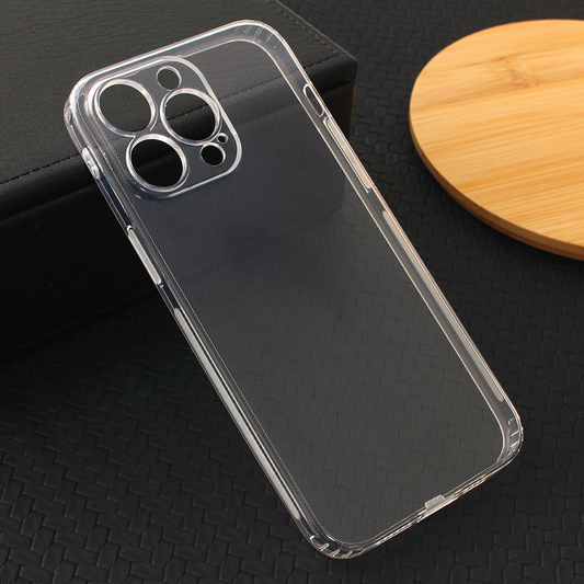Torbica silikonska Ultra Thin with pluggy za iPhone 15 Pro Max 6.7 transparent