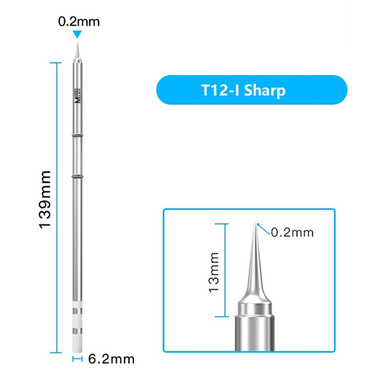 MAANT T12 Vrh za lemilicu Tip I (straight)