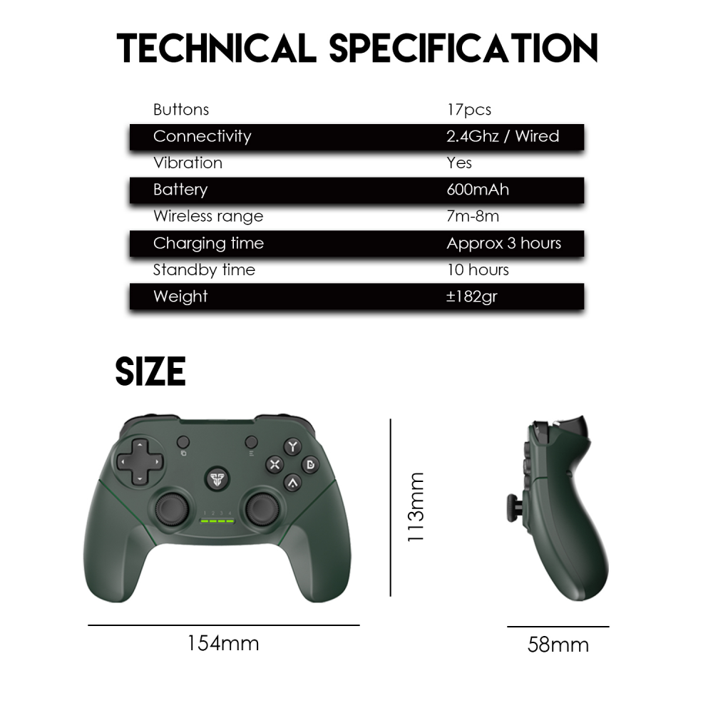 Joypad wireless Fantech WGP12 Revolver beli