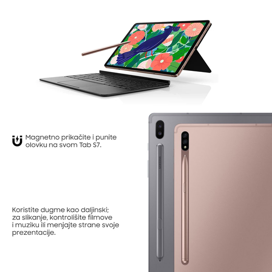 Olovka za touch screen za Samsung Tab S7 roze