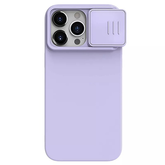 Torbica Nillkin CamShield Silky za iPhone 15 Pro 6.1 ljubicasta