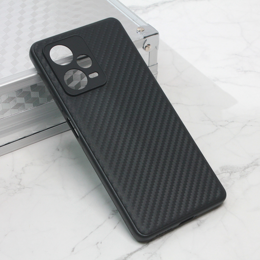 Torbica Carbon fiber za Xiaomi Redmi Note 12 Pro Plus (EU) crna
