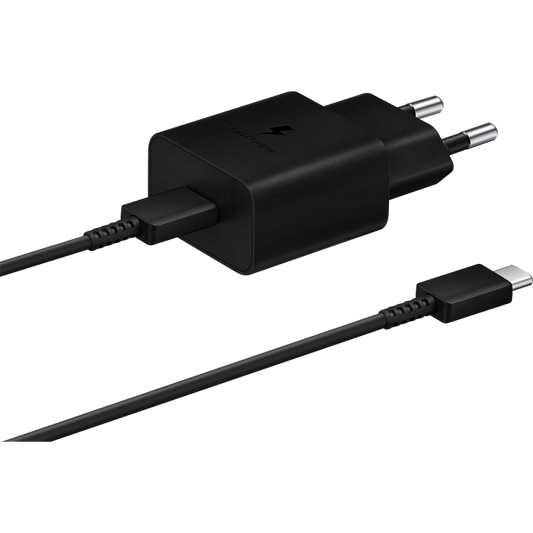 Samsung kucni punjac 15W Type C sa kablom crni (EP-T1510-XBE)