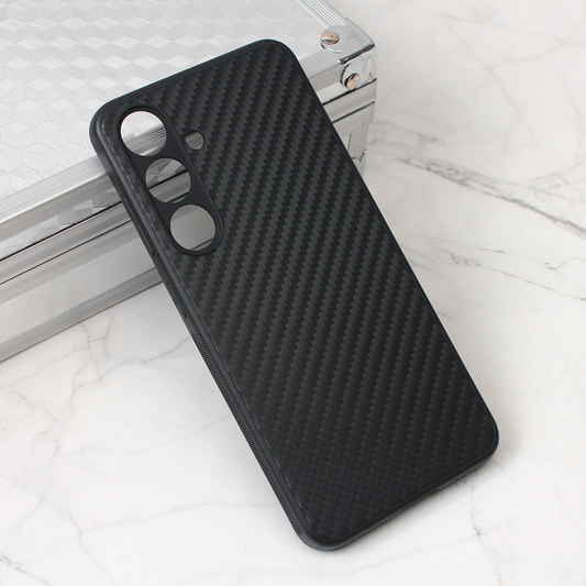 Torbica Carbon fiber za Samsung S921B Galaxy S24 crna