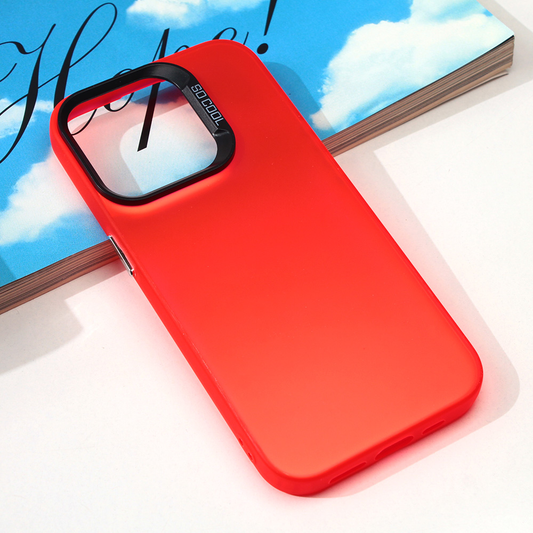 Torbica Clear za iPhone 15 Pro 6.1 crvena