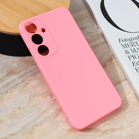 Torbica Teracell Giulietta za Samsung S926B Galaxy S24 Plus mat roze