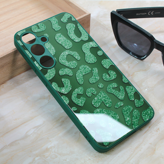Torbica Shiny glass za Samsung S926B Galaxy S24 Plus zelena